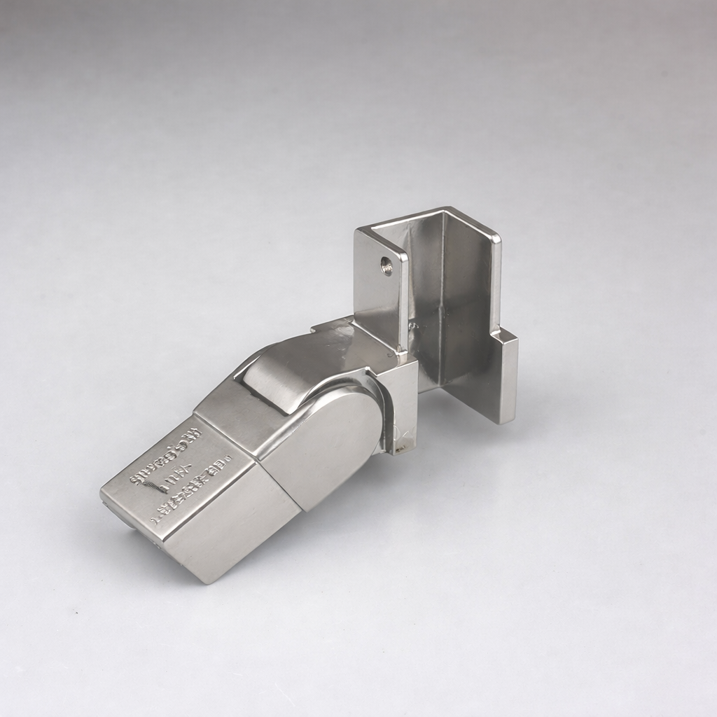 90 Degree Vertical Adjustable for Downstairs Application - Right hand - Satin Stainless Steel